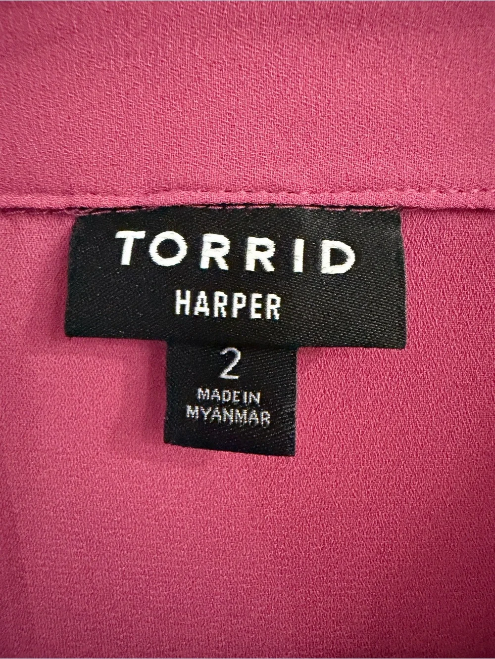 torrid Rose Pink Button-Front Blouse